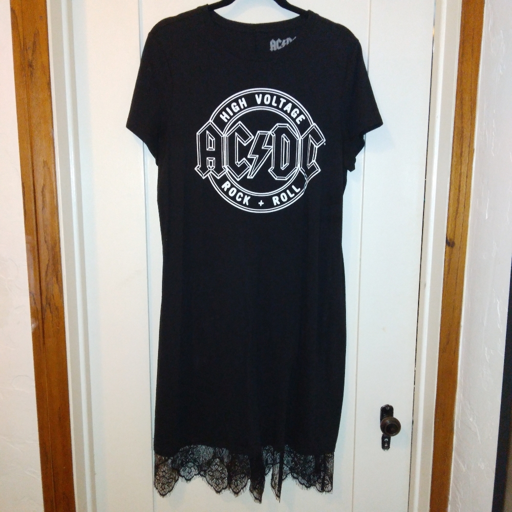 Torrid AC/DC T-shirt dress
